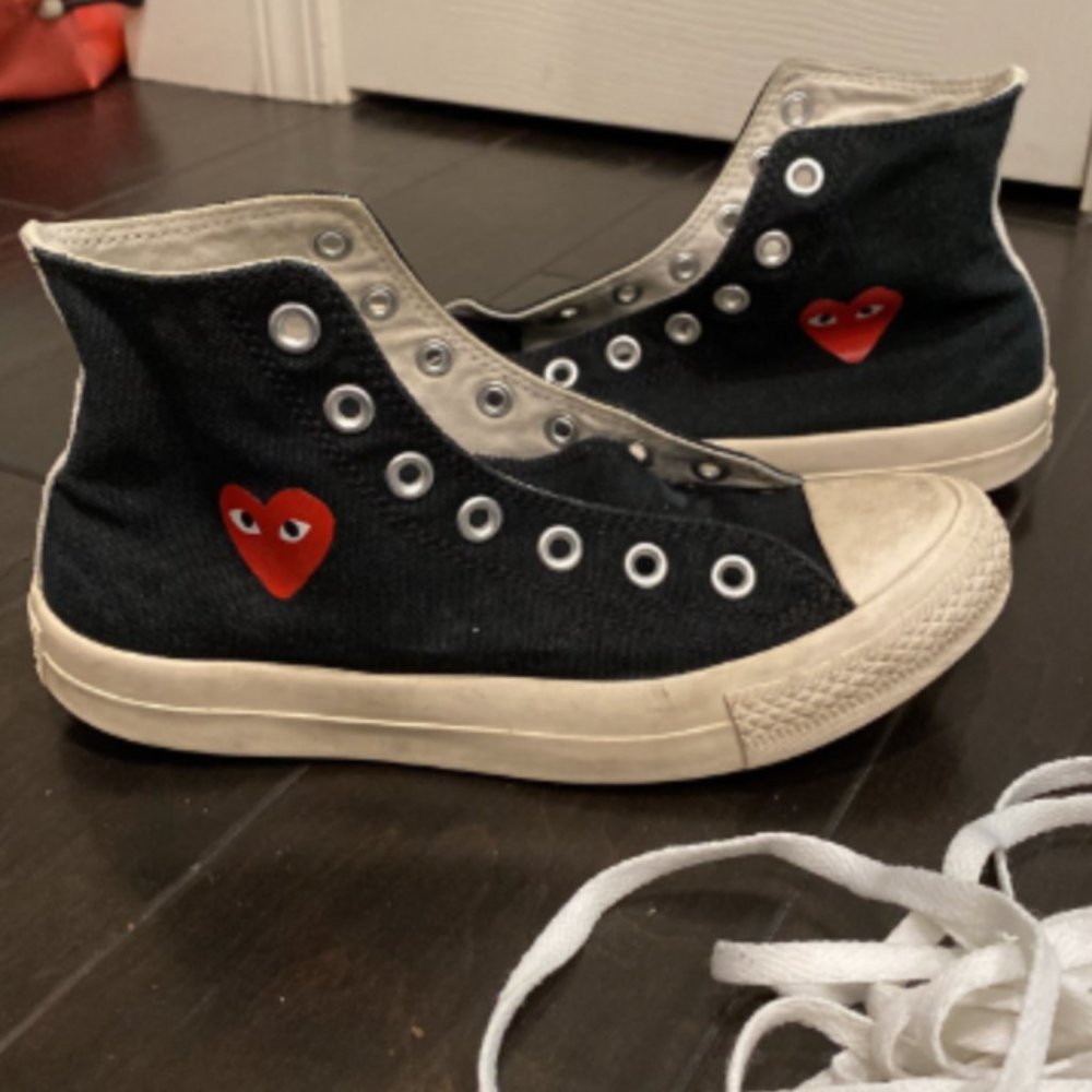 Unisex Converse Chuck Taylor All Star Hi Top X Comme des Garcons Play